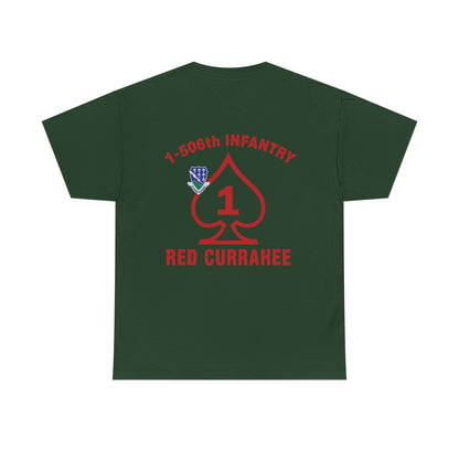 1-506th Infantry “Red Currahee” OG T-Shirt