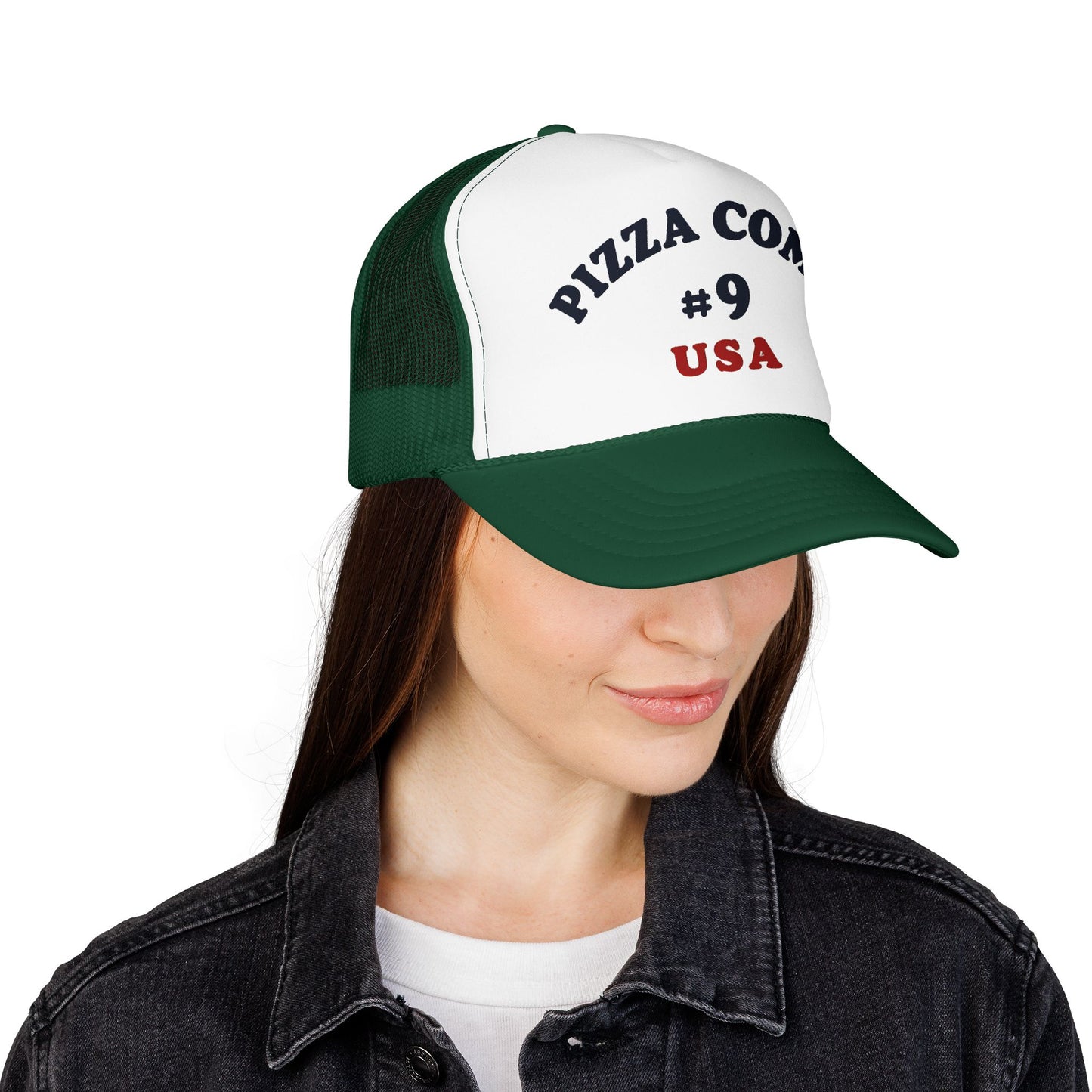 Pizza Como #9 USA 1975 Design Remake Trucker Hat