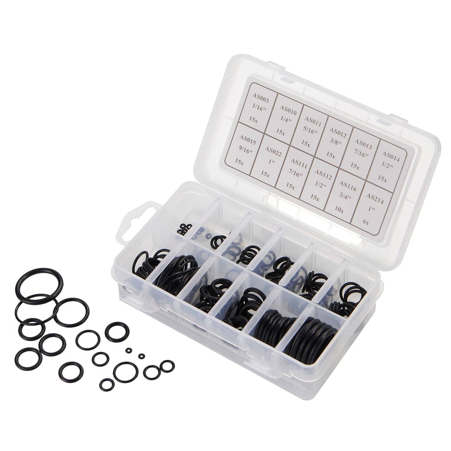 166 Pieces O-Ring Kit