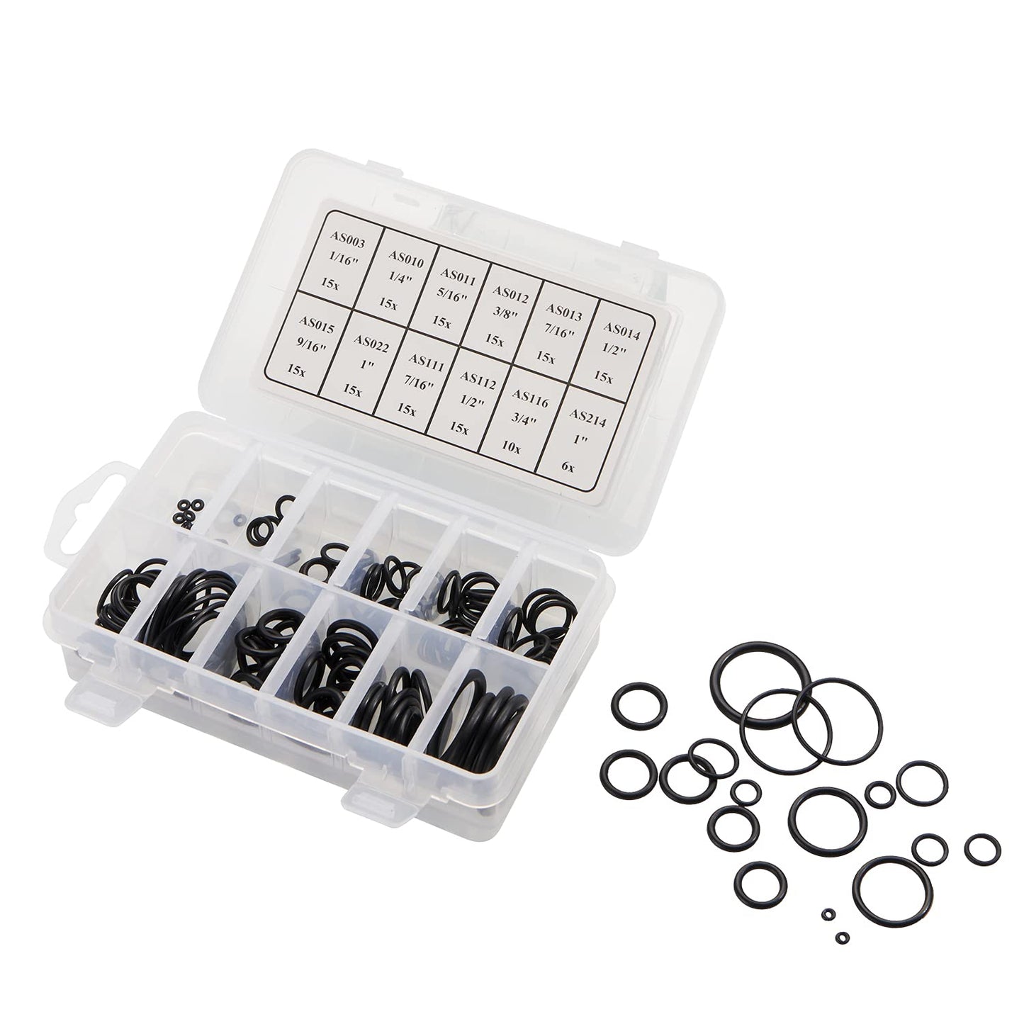 166 Pieces O-Ring Kit