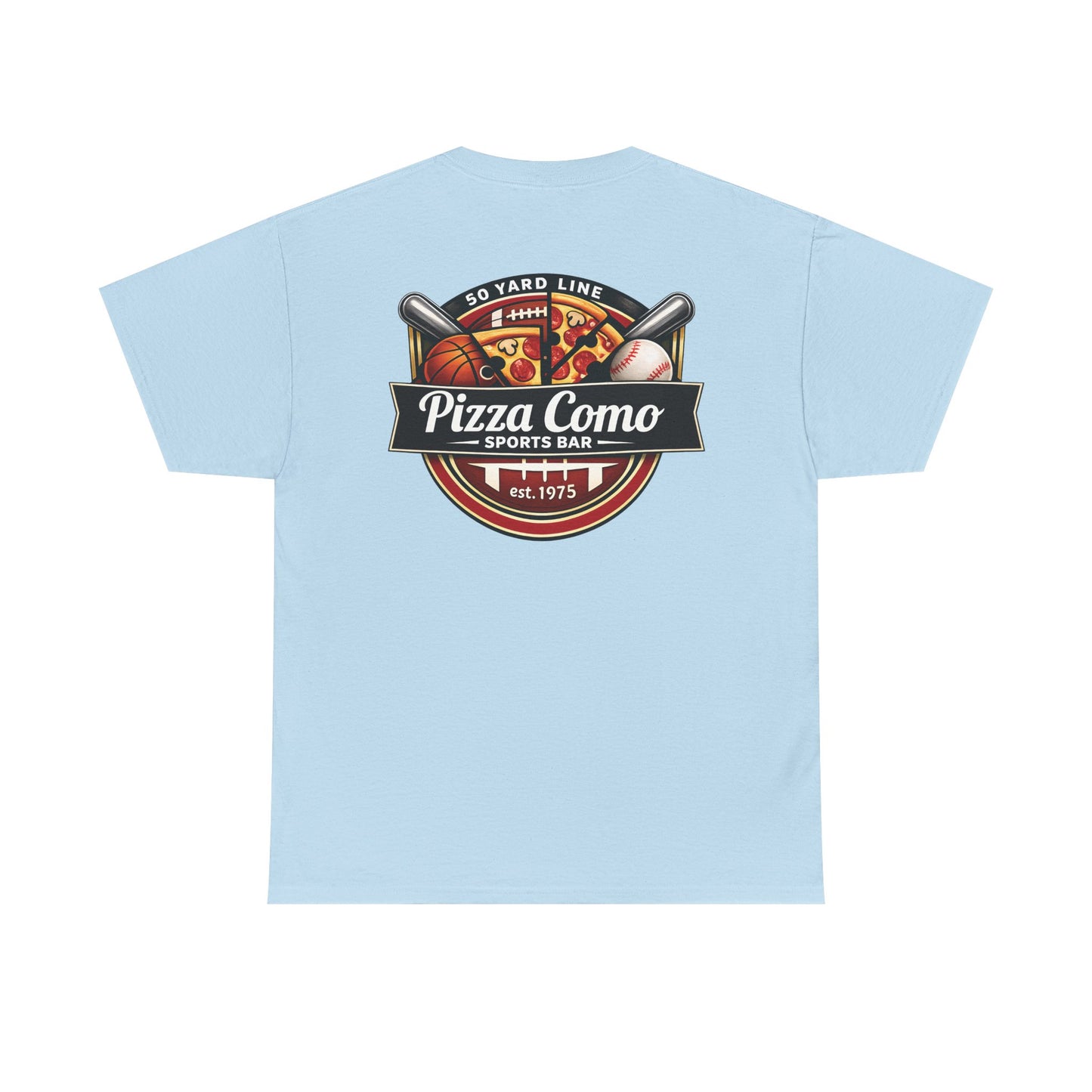 Pizza Como Sports Bar Logo T Shirt