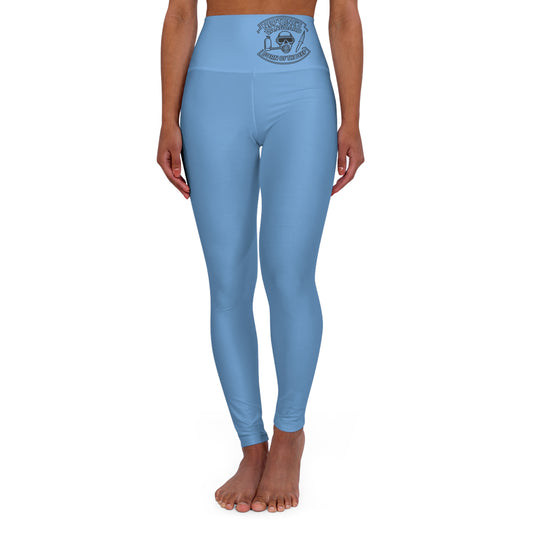 Blue High Waisted Leggings