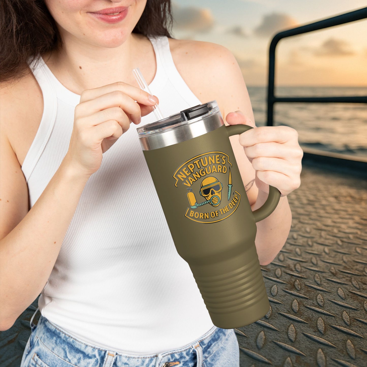 Stainless Steel Insulated Travel Mug 40oz