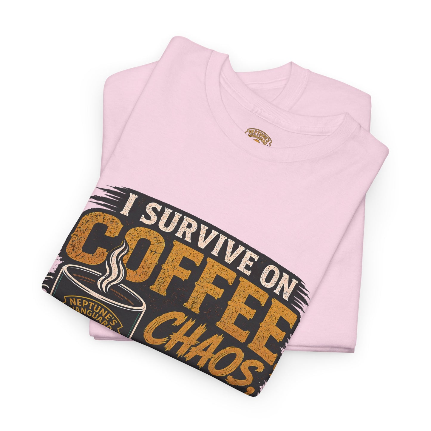 Funny Nitrox Diver T-Shirt | I Survive on Coffee, Chaos, Cuss Words & NX32
