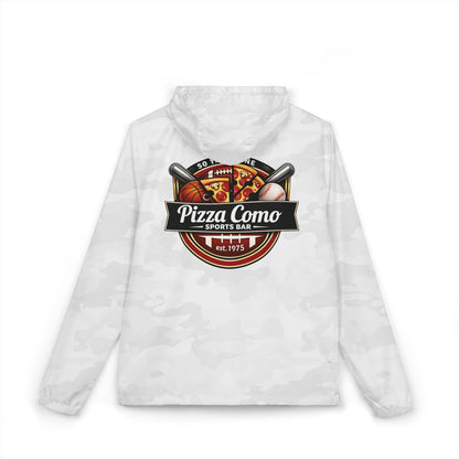 Pizza Como Sports Bar Lightweight Water Resistant Windbreaker