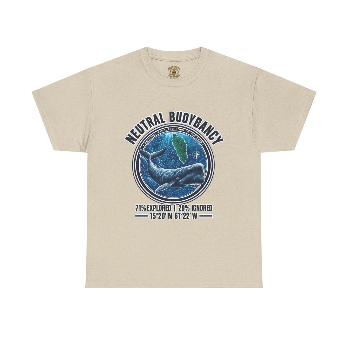 Dominica Sperm Whale Coordinates Tee