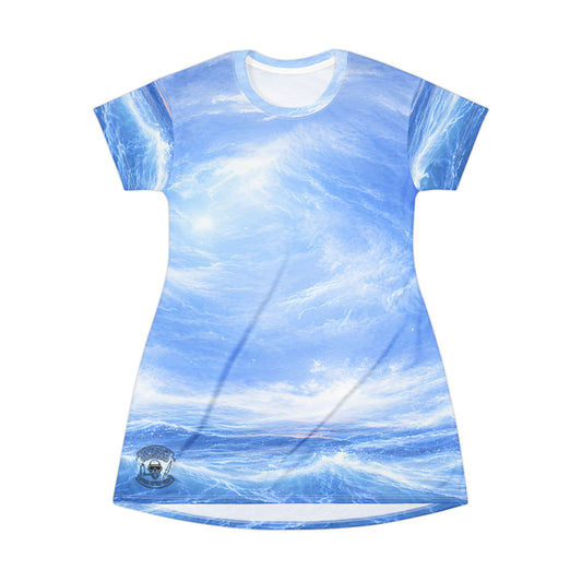 Ocean Sky Drift Dress