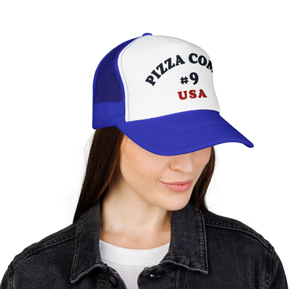 Pizza Como #9 USA 1975 Design Remake Trucker Hat