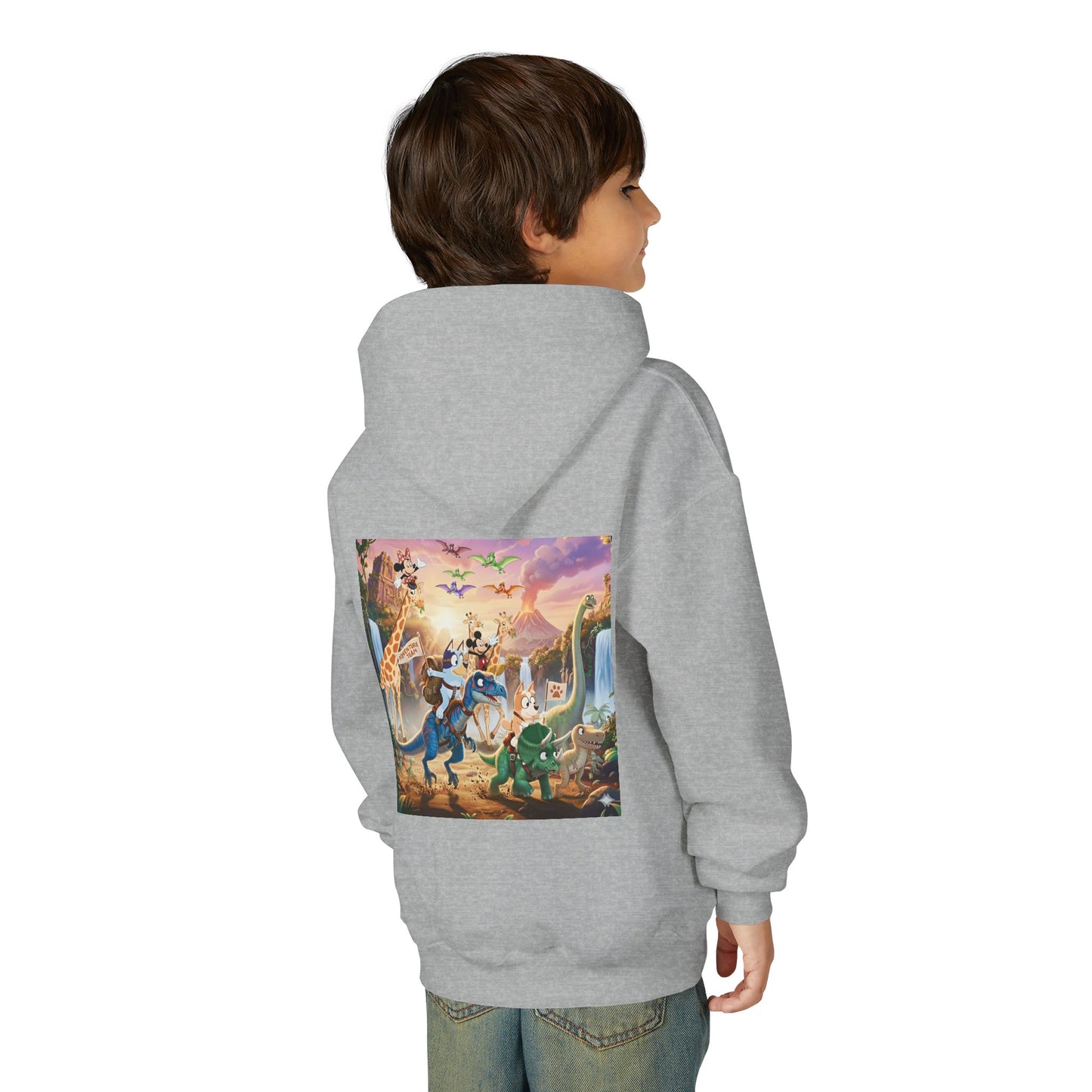 Youth Hoodie Safari Animal Adventure