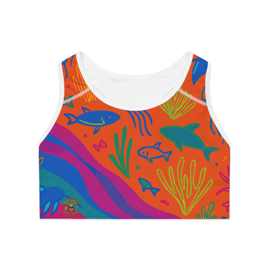 Colorful Ocean Print Activewear