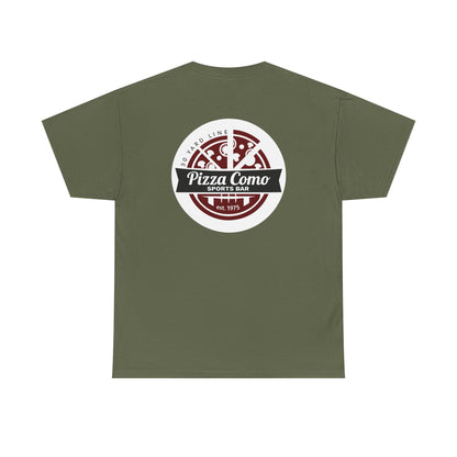 Classic 50 Yard Line Pizza Como Logo T Shirt