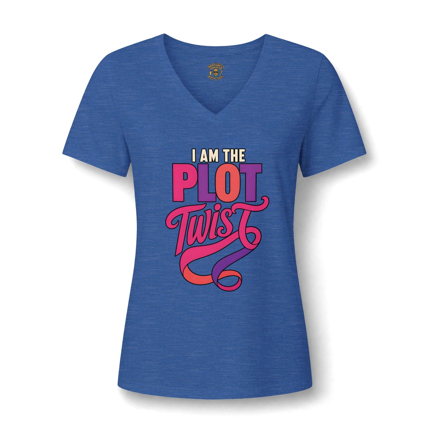 I Am the Plot Twist Women's V Neck T Shirt