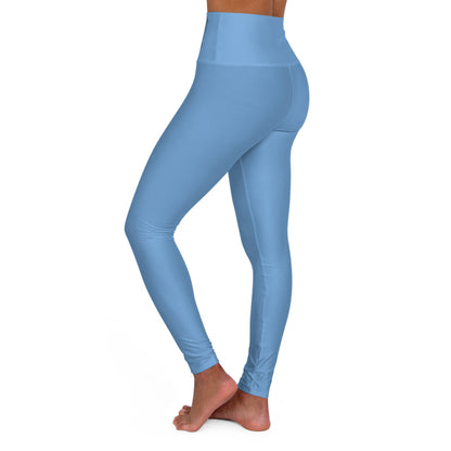 Blue High Waisted Leggings