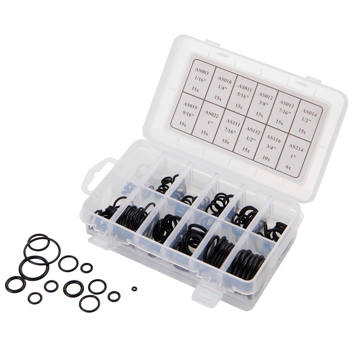 166 Pieces O-Ring Kit