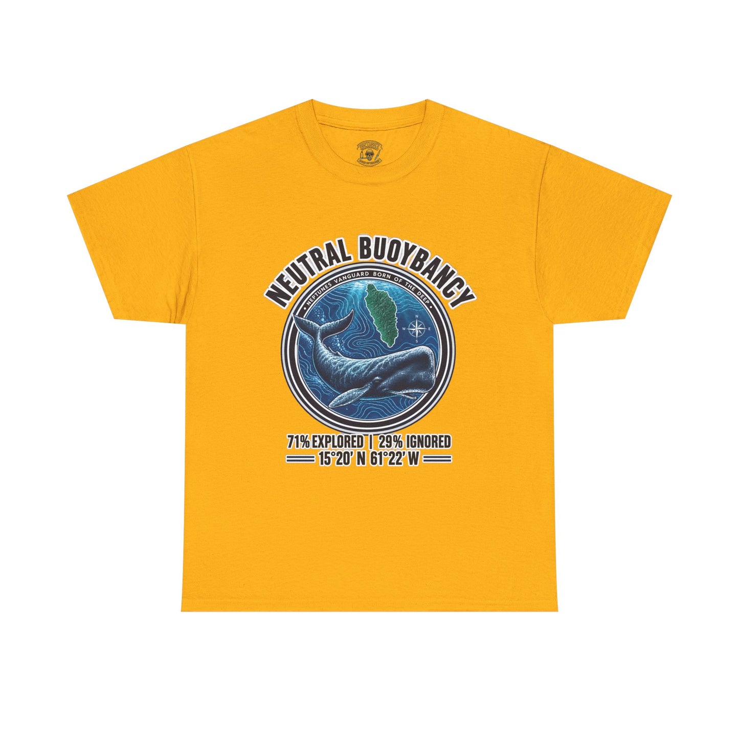 Dominica Sperm Whale Coordinates Tee