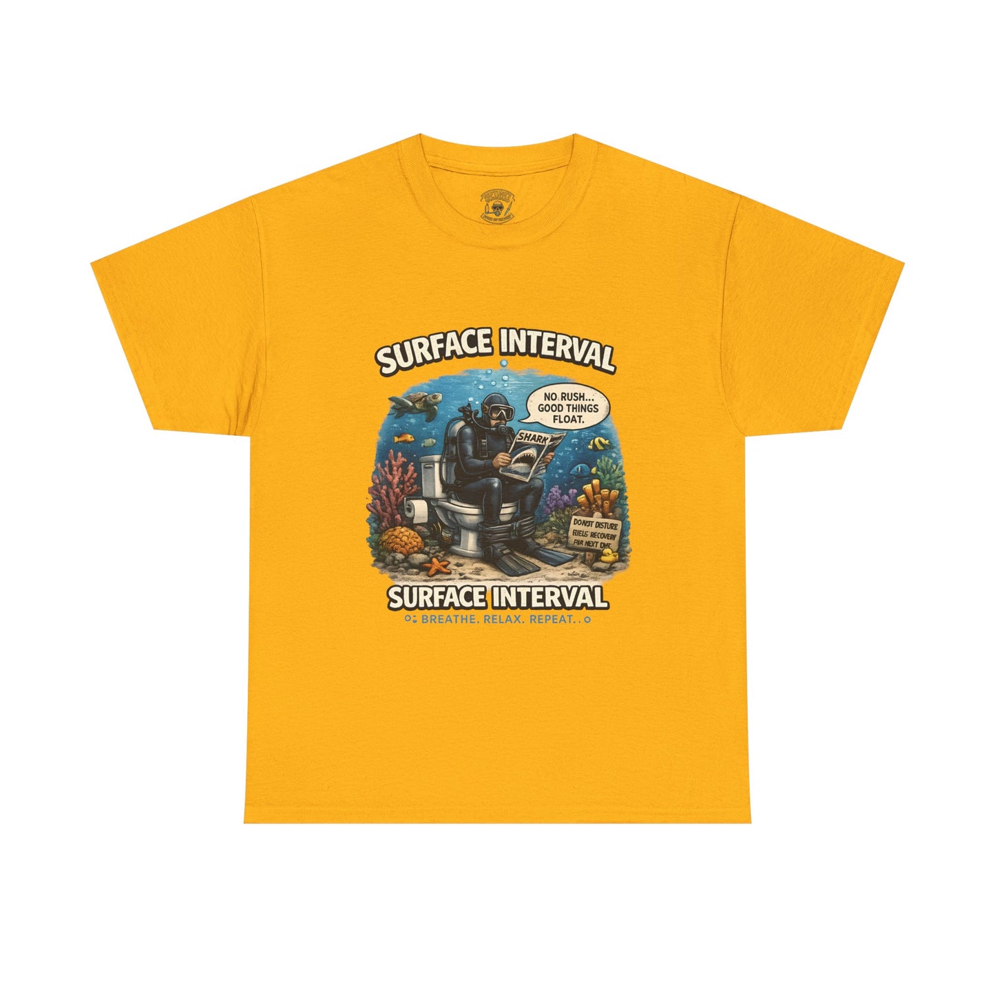 Funny Scuba Diver T Shirt | No Rush Good Things Float