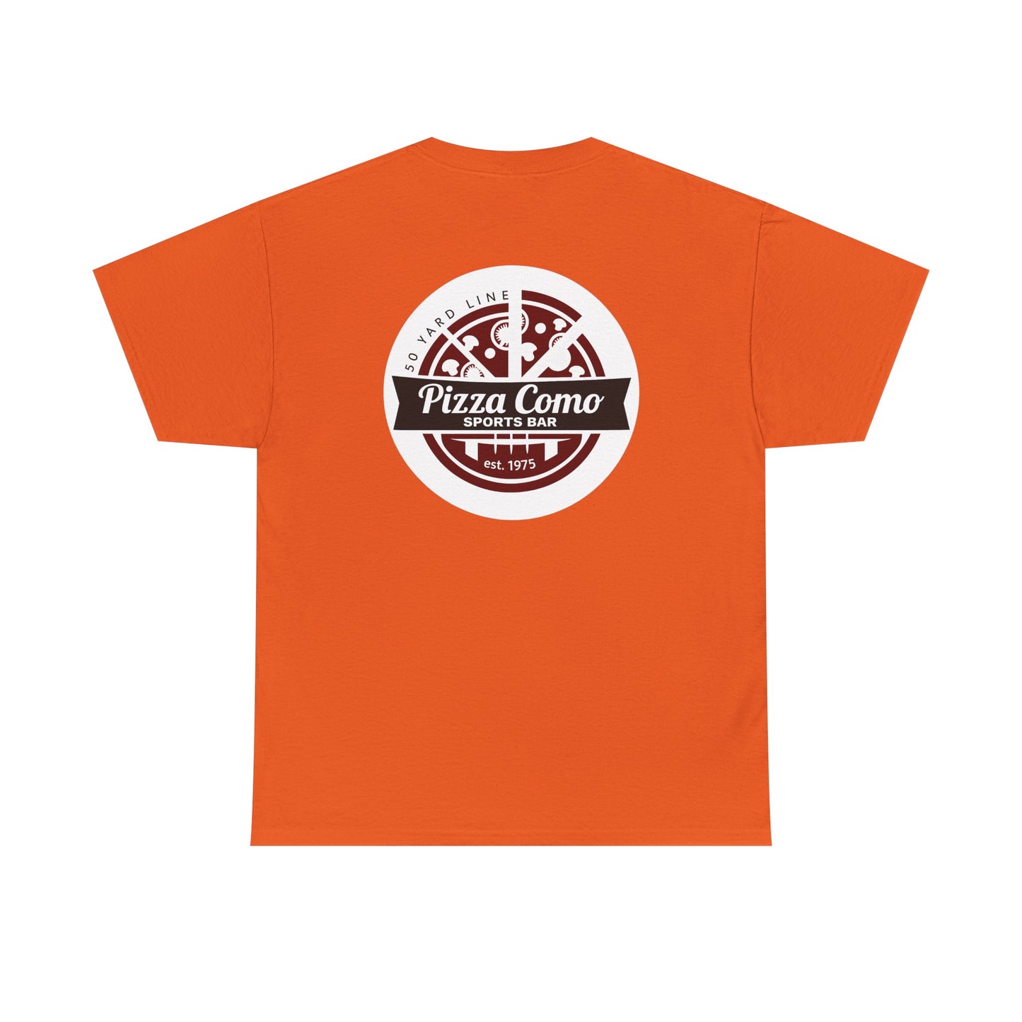 Classic 50 Yard Line Pizza Como Logo T Shirt
