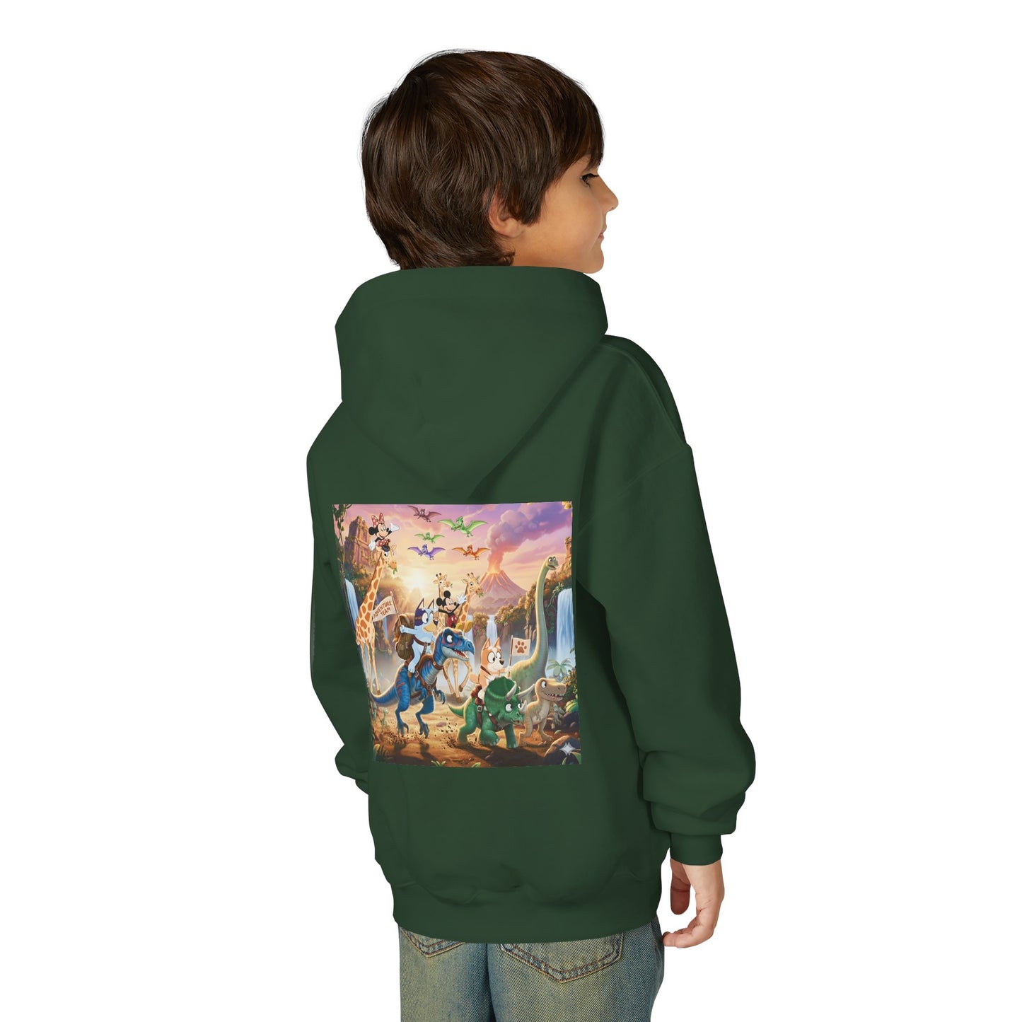 Youth Hoodie Safari Animal Adventure