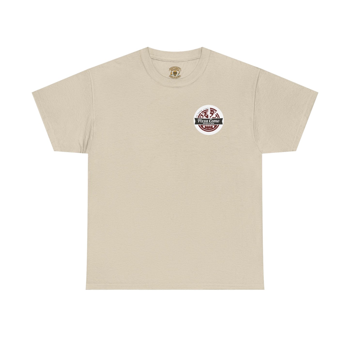 Classic 50 Yard Line Pizza Como Logo T Shirt