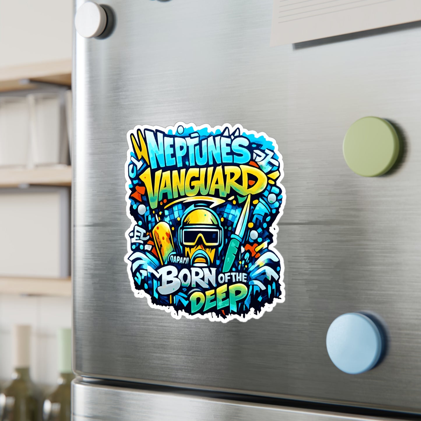 Neptune’s Vanguard 'Born of the Deep Vinyl Sticker
