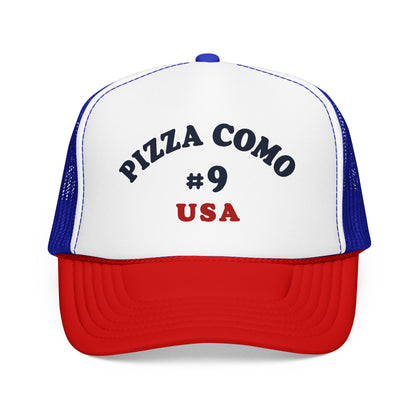 Pizza Como #9 USA 1975 Design Remake Trucker Hat
