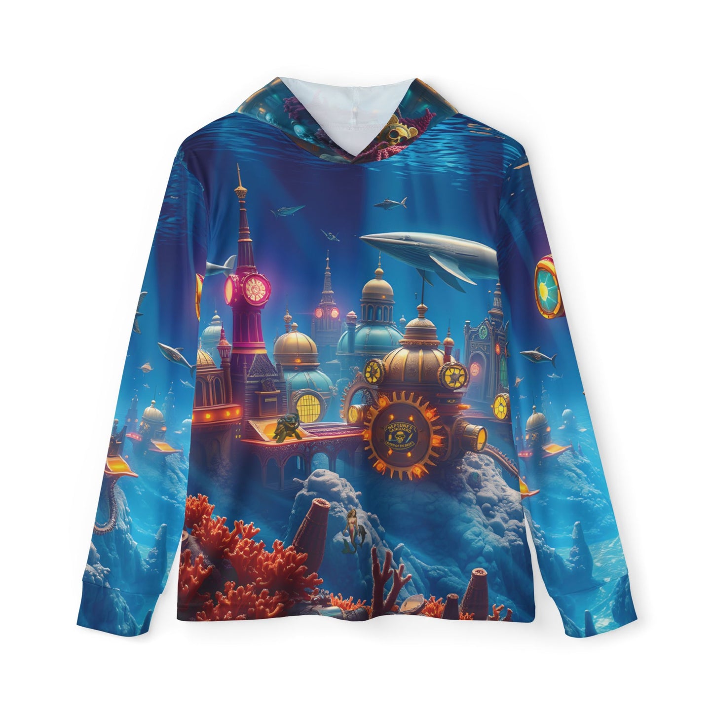 Underwater Steampunk Submarine Hooded