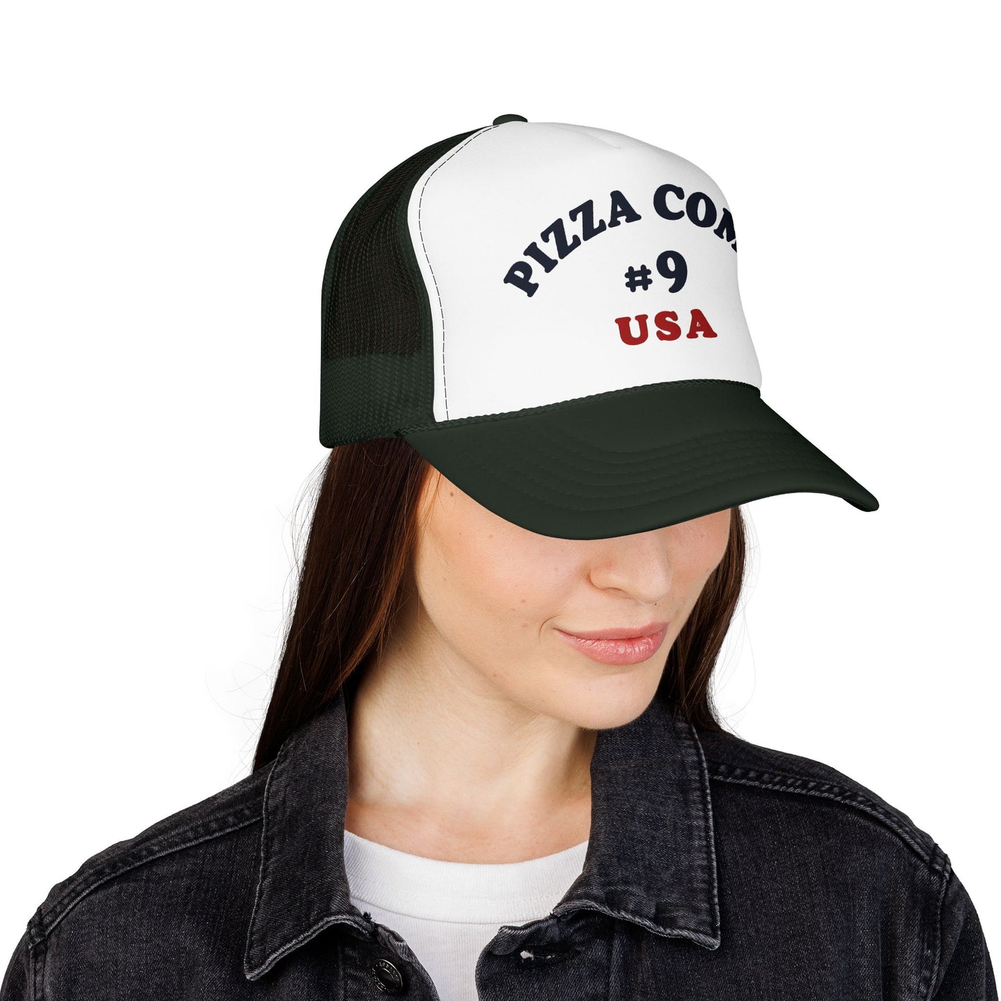 Pizza Como #9 USA 1975 Design Remake Trucker Hat
