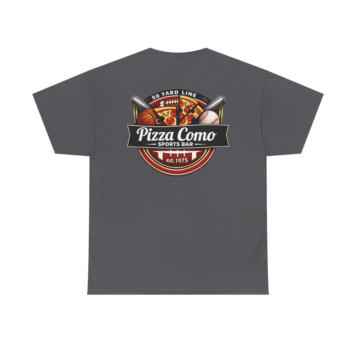 Pizza Como Sports Bar Logo T Shirt