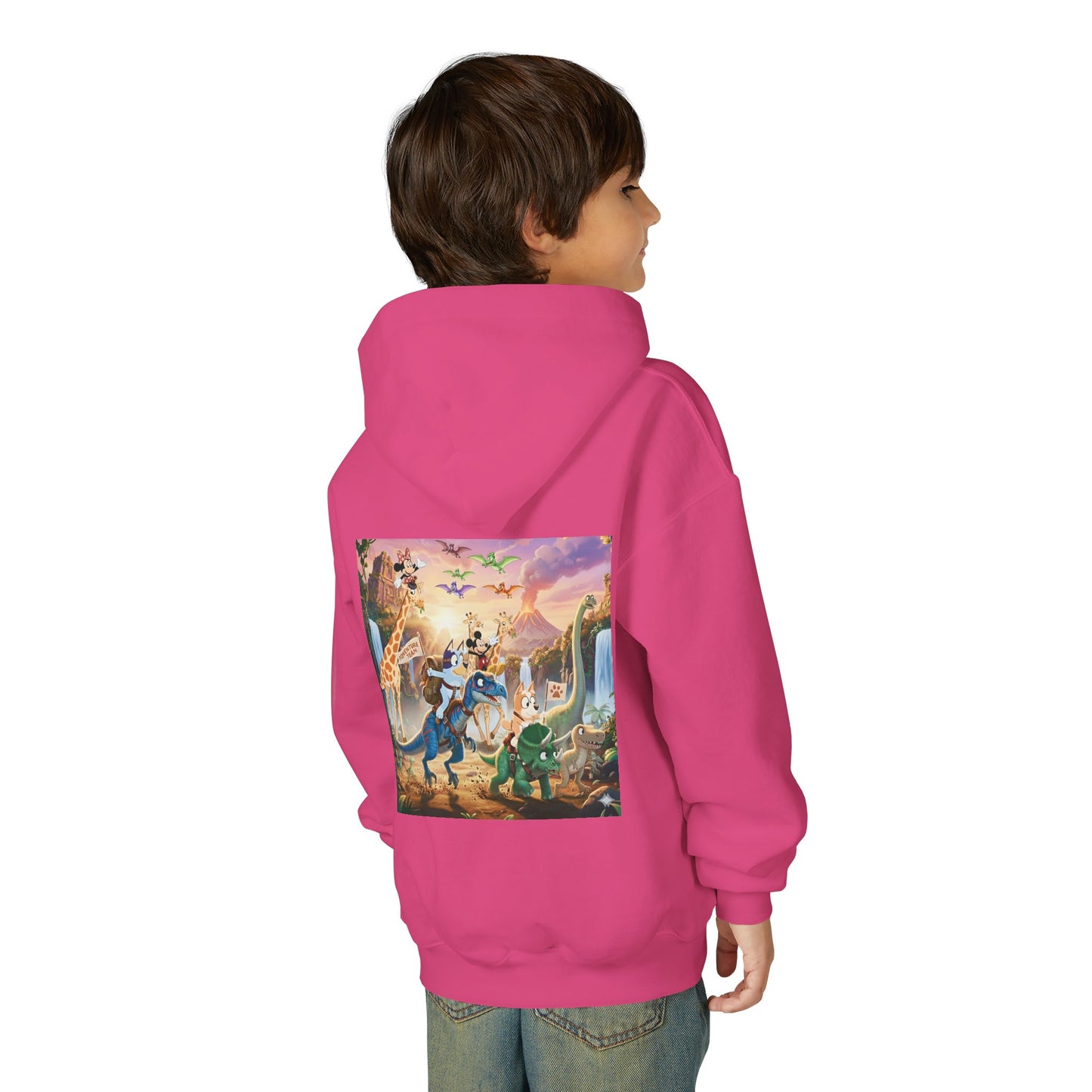 Youth Hoodie Safari Animal Adventure