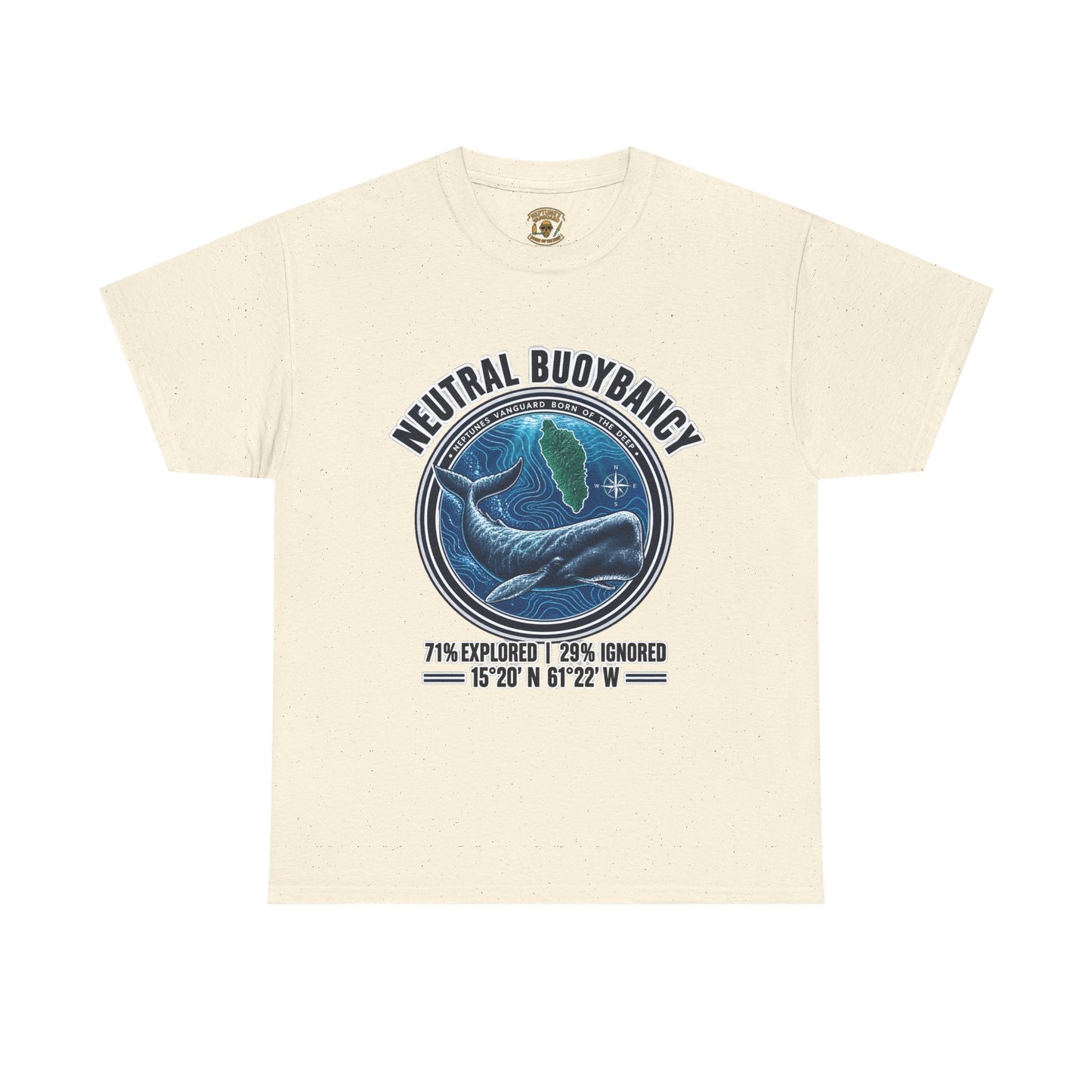 Dominica Sperm Whale Coordinates Tee