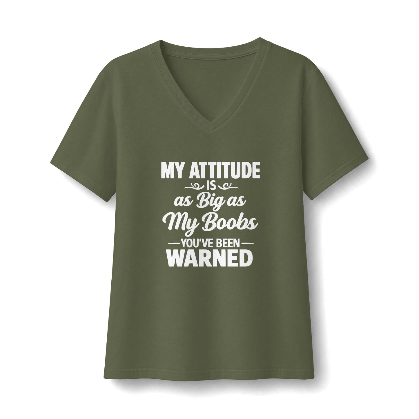 Women's Relaxed Jersey Short Sleeve V-Neck Tee