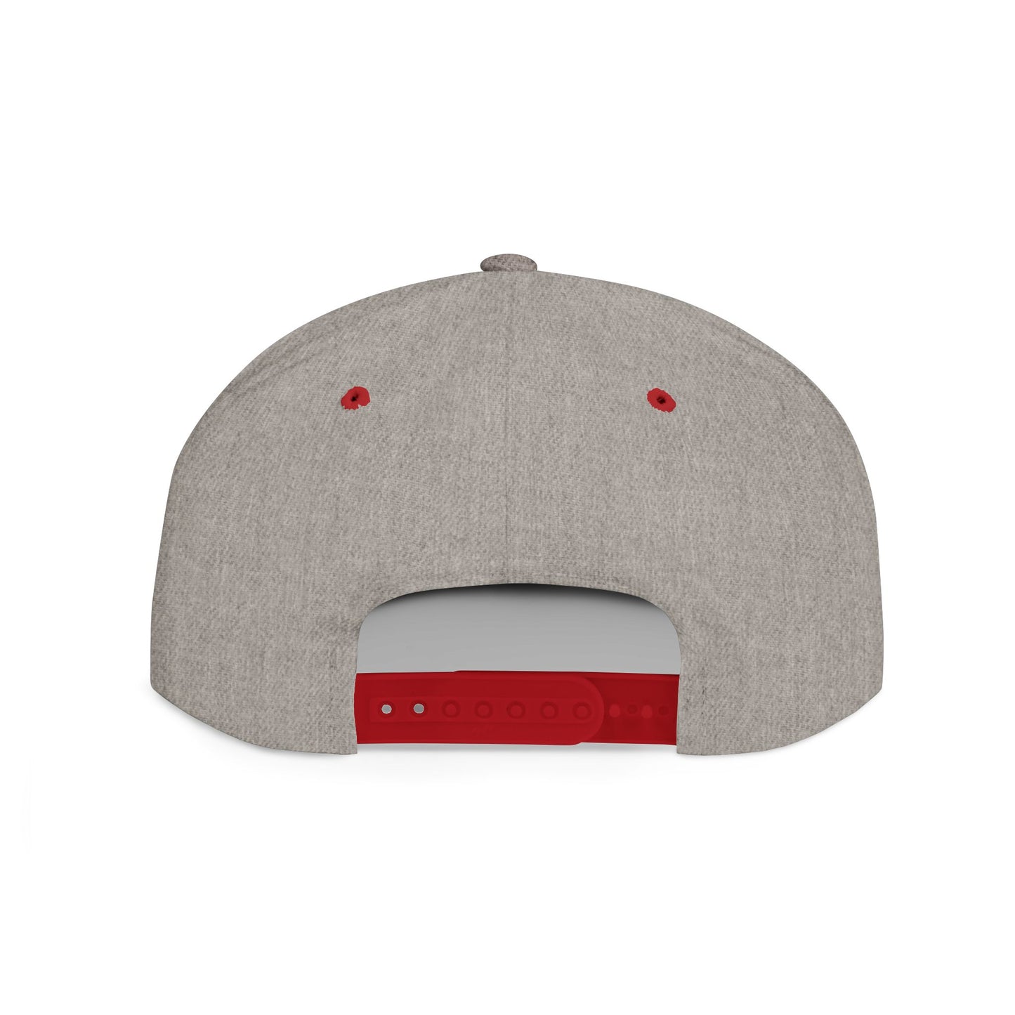 Flat Bill Snapback - 1st Infantry "Red Currakee" Spade Logo Cap