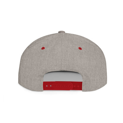 Flat Bill Snapback - 1st Infantry "Red Currakee" Spade Logo Cap