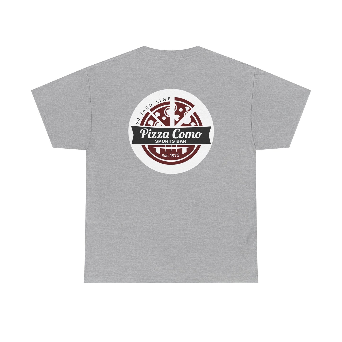Classic 50 Yard Line Pizza Como Logo T Shirt