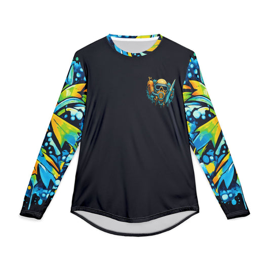 Black Ocean Graffiti UV Long Sleeve