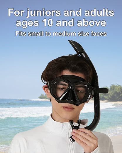 Mask & Snorkel Set, White