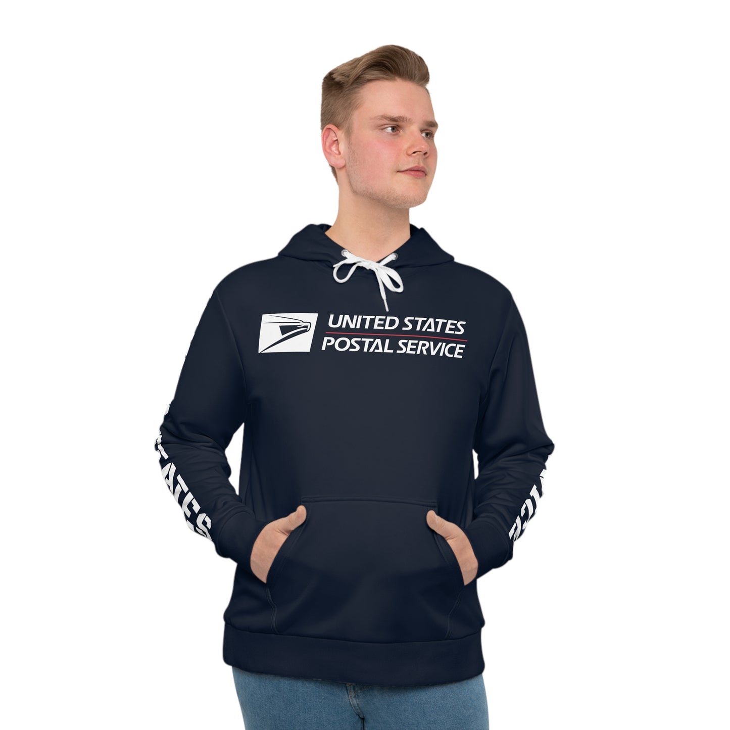 Navy Blue USPS Pride Pullover Hoodie