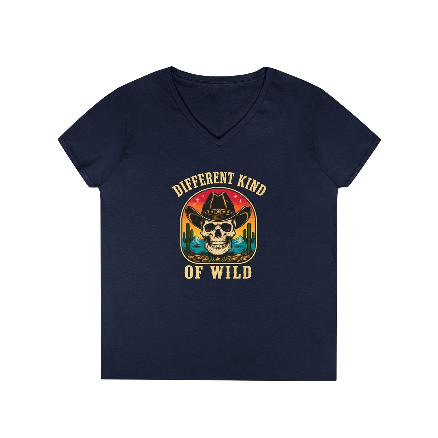 Ladies' V-Neck T-Shirt  'Different Kind of Wild'