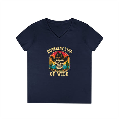Ladies' V-Neck T-Shirt  'Different Kind of Wild'