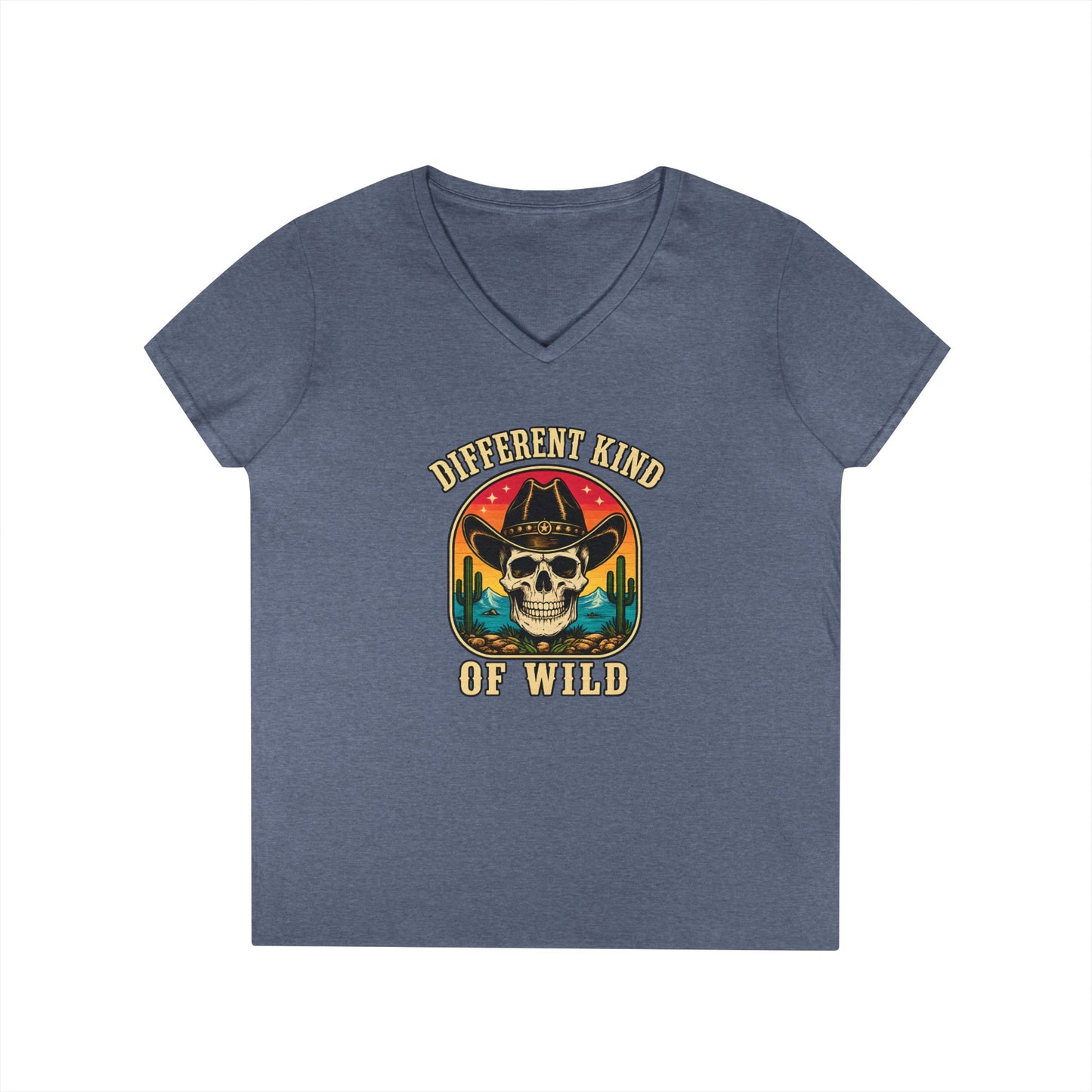 Ladies' V-Neck T-Shirt  'Different Kind of Wild'
