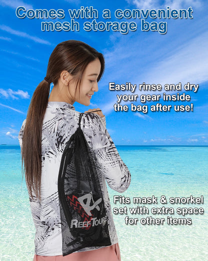 Mask & Snorkel Set, White