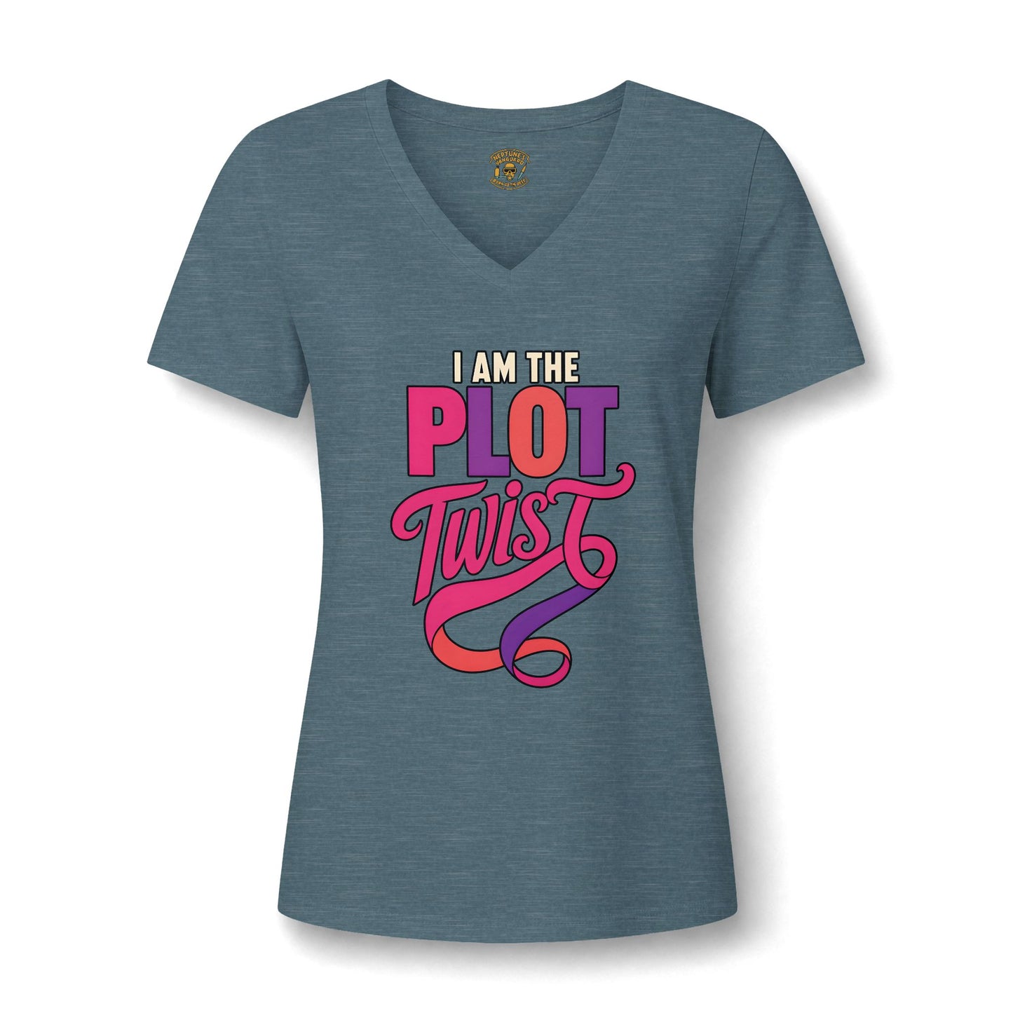 I Am the Plot Twist Women's V Neck T Shirt