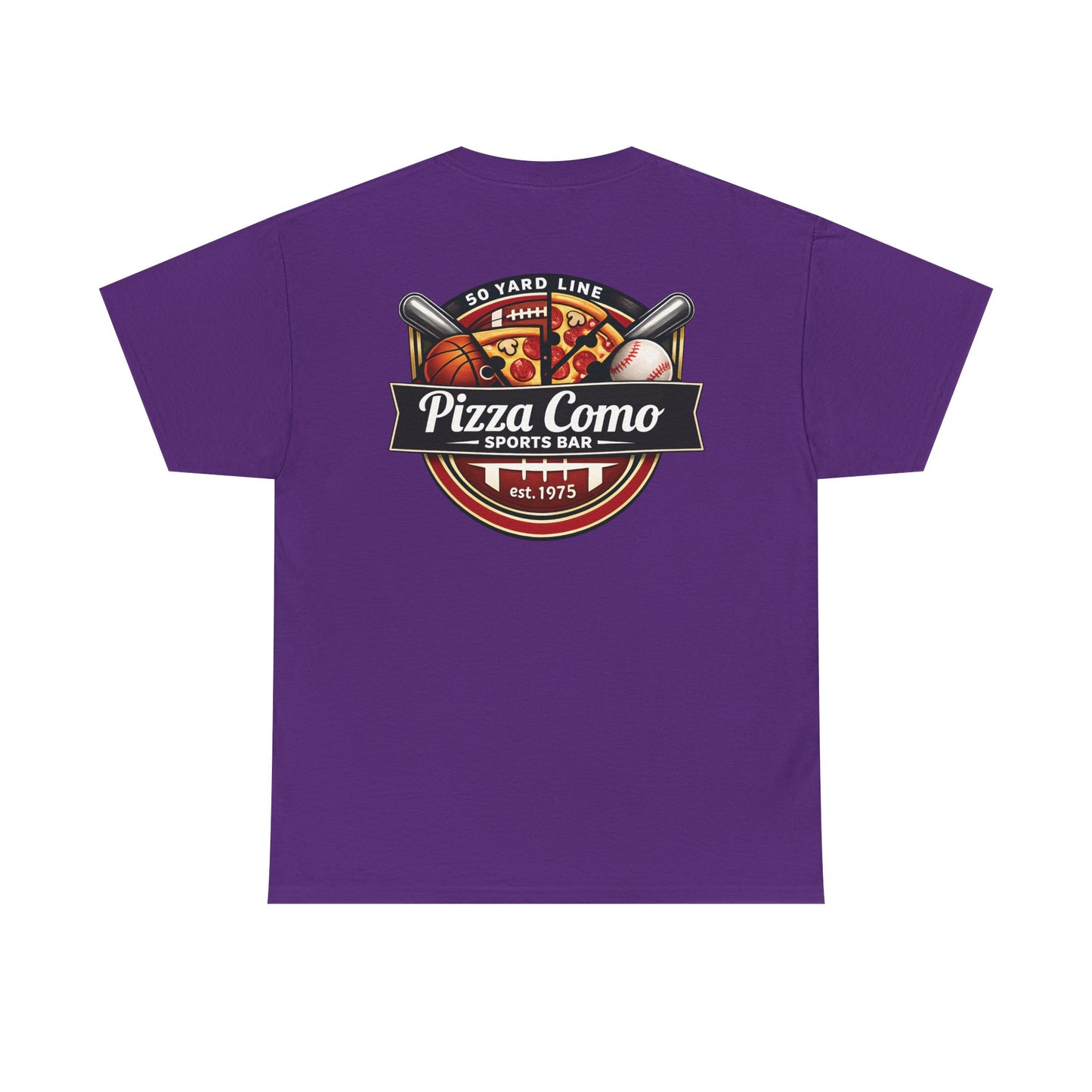 Pizza Como Sports Bar Logo T Shirt