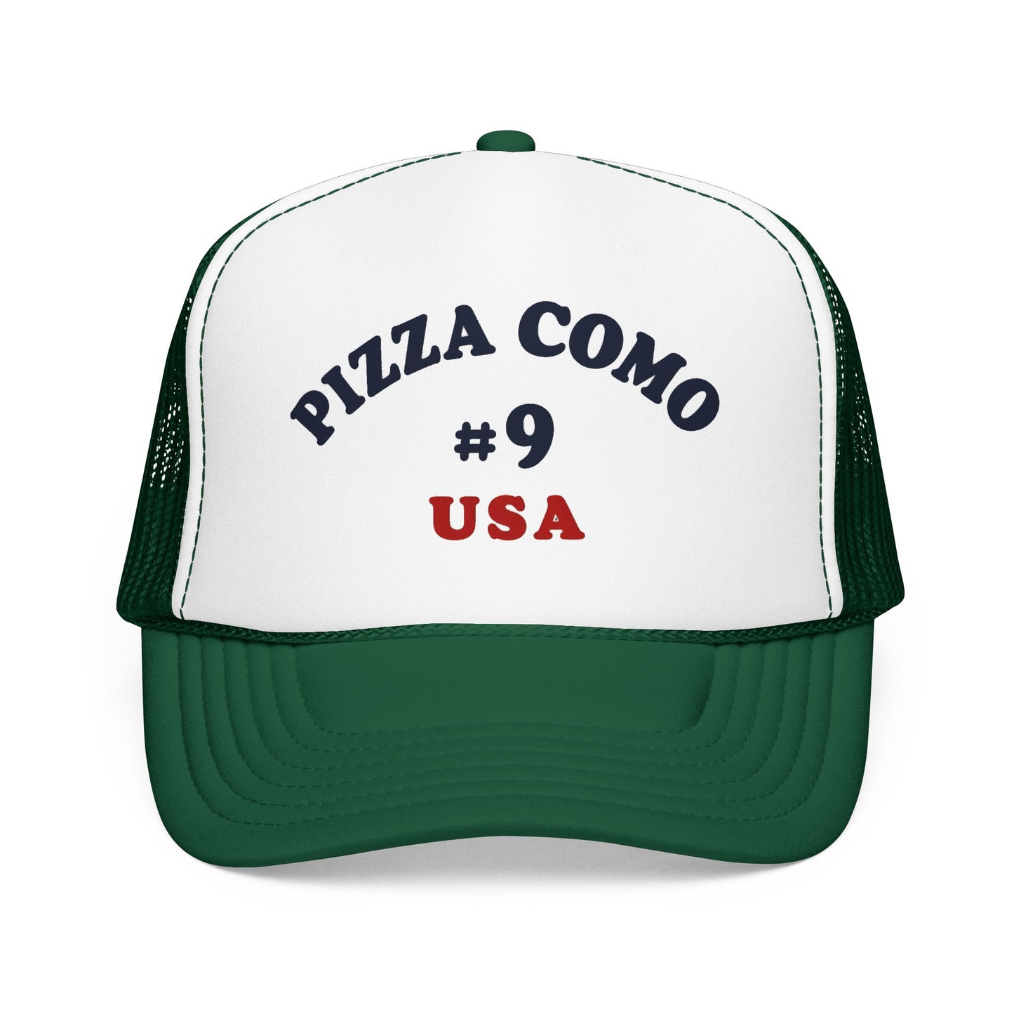 Pizza Como #9 USA 1975 Design Remake Trucker Hat