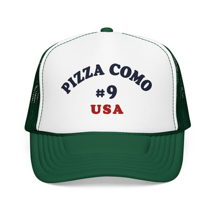 Pizza Como #9 USA 1975 Design Remake Trucker Hat