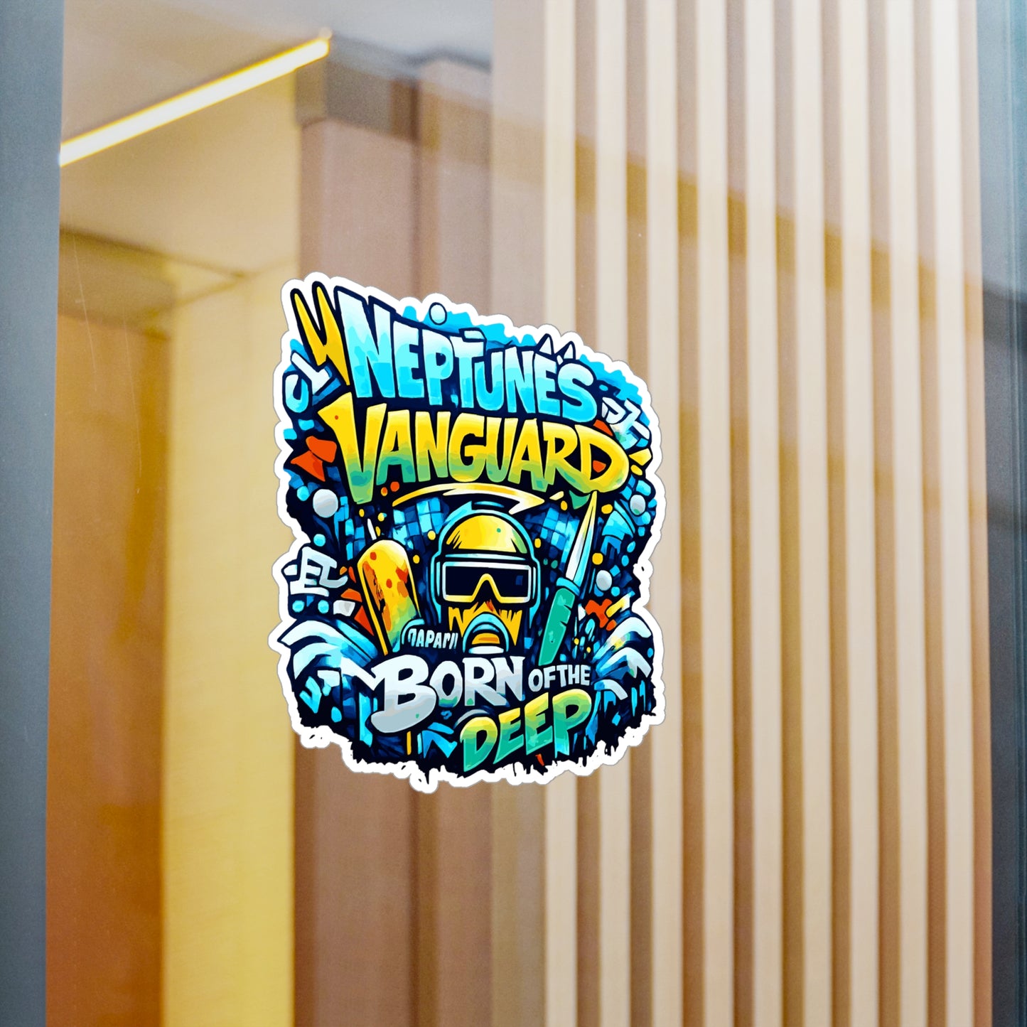 Neptune’s Vanguard 'Born of the Deep Vinyl Sticker