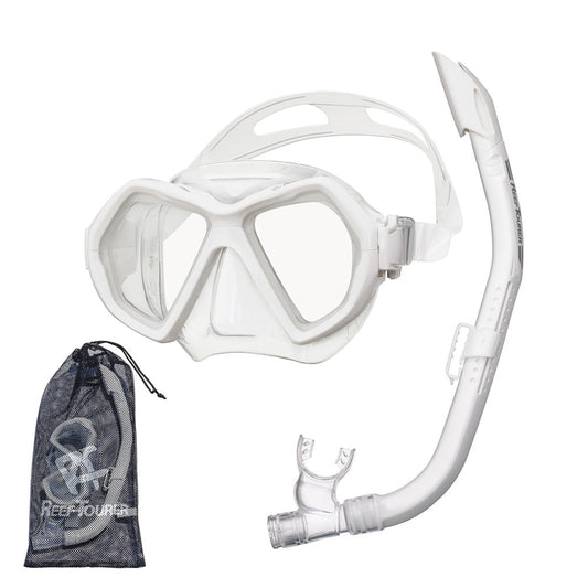 Mask & Snorkel Set, White