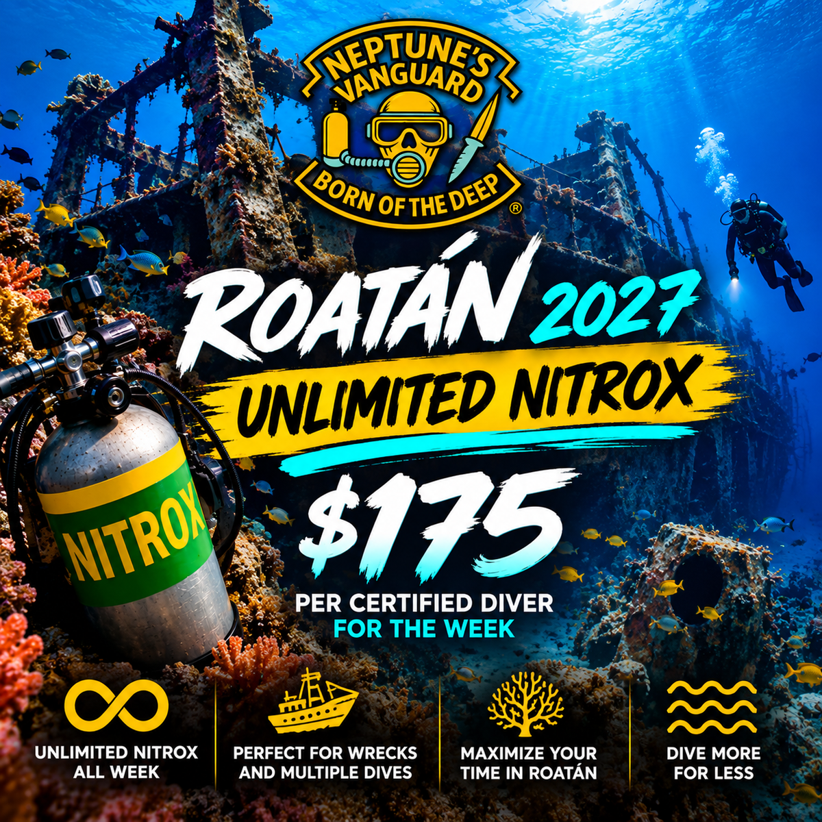 Nitrox Upgrade • Neptune’s Vanguard® Dive Trips