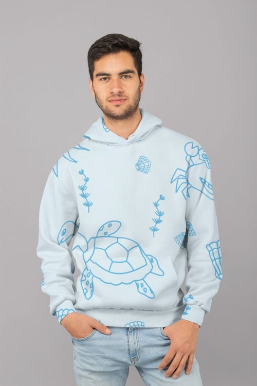 Underwater Pattern Hoodie