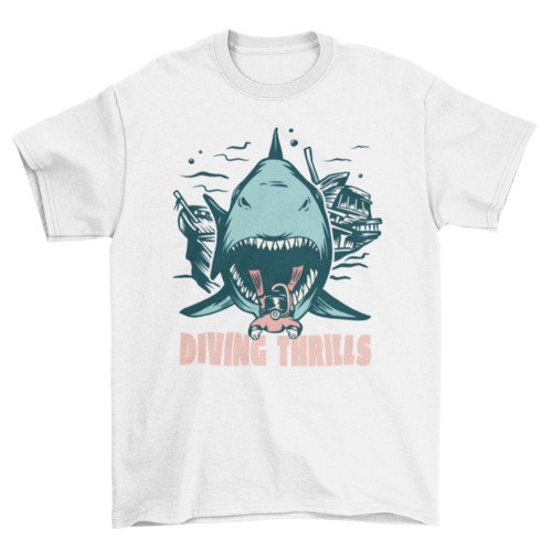 Diving thrills t-shirt